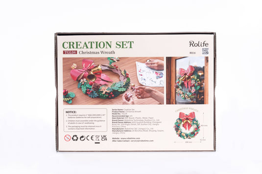 Robotime Rolife Christmas Wreath DIY Xmas 3D Puzzle