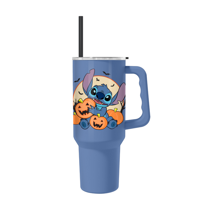 Disney Lilo & Stitch - Sitting Holding Pumpkin 40oz Stainless Steel Tumbler