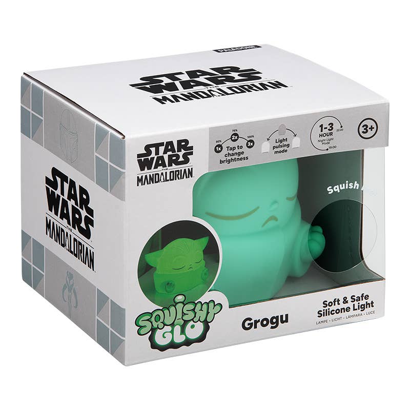 Load image into Gallery viewer, Paladone Star Wars - Grogu SquishyGlo Silicone Light Rechargeable
