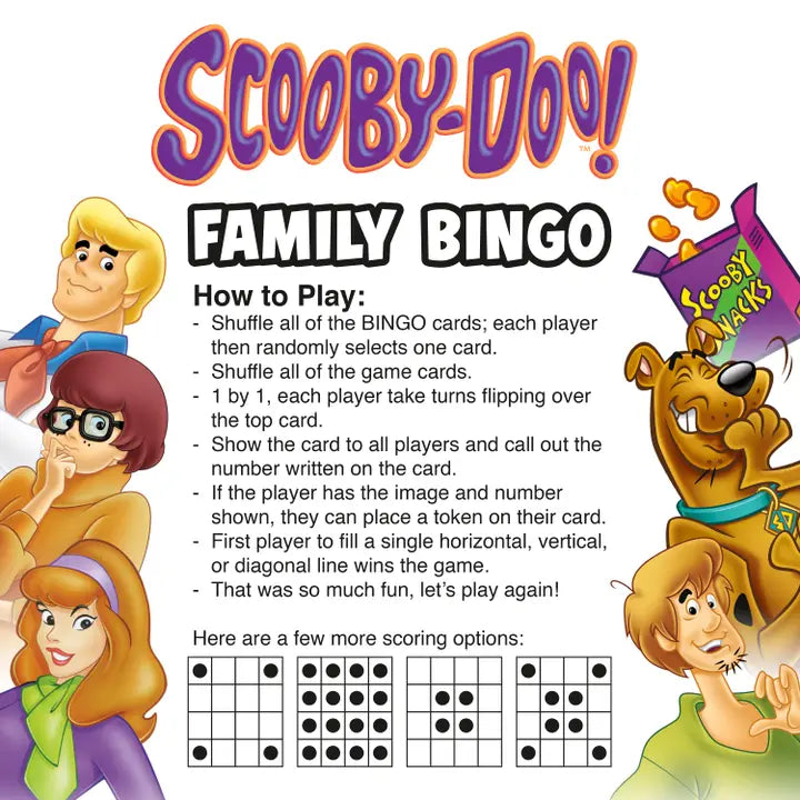 Load image into Gallery viewer, Scooby Doo Family Bingo - 1pc Playing Cards
