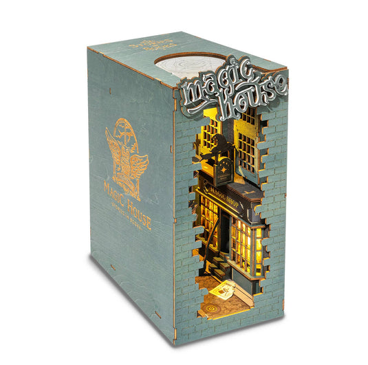 Robotime: Magic House Book House Rolife 3D Wooden Puzzles Figure