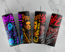 Neon Horror Characters Tumbler