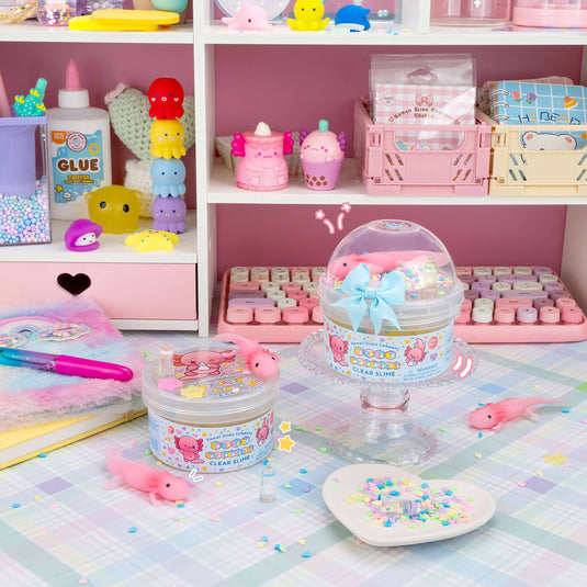 Baby Axolotl - Clear Signature Dome™ Slime