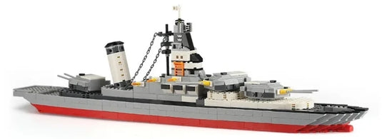 Wange Bricks: Battleship Destroyer Brick Toy