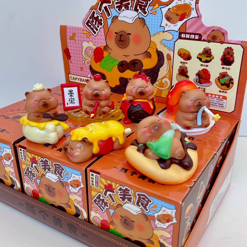 Cargue la imagen en el visor de la galería, BCmini Capybara - 1pc Food Court Blind Box
