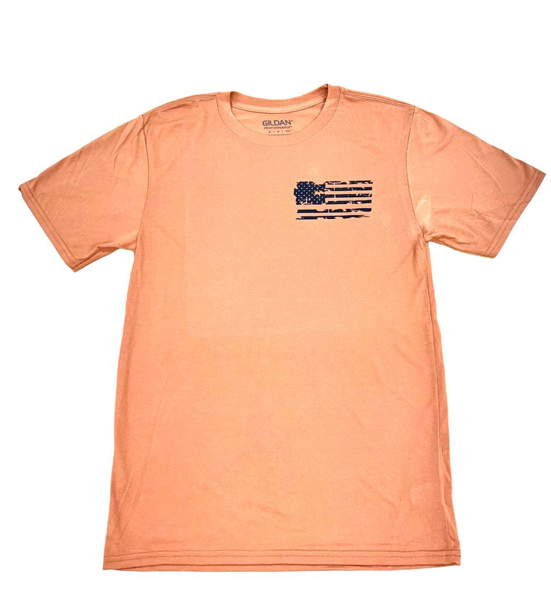 Country Boy - Flag Orange T-Shirt
