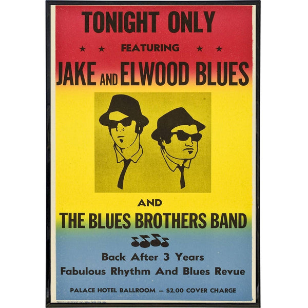 Blues Brothers Playbill 11x17 Wall Frame Art