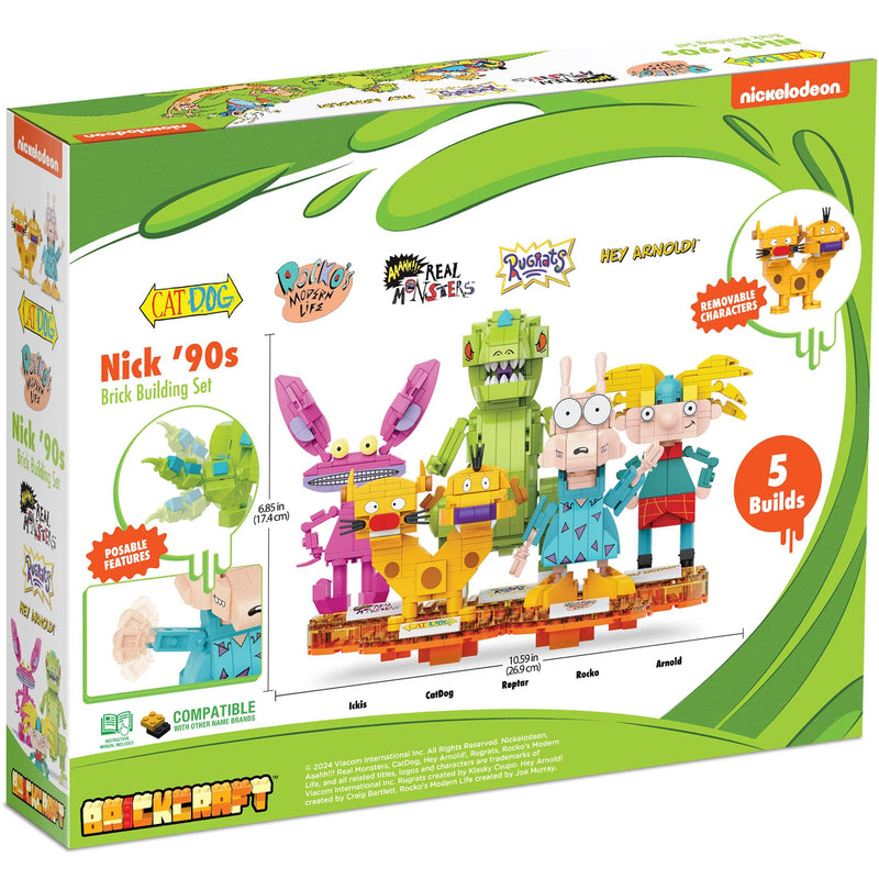 Cargue la imagen en el visor de la galería, Brickcraft Nickelodeon 90s Icons Retro TV Building Brick
