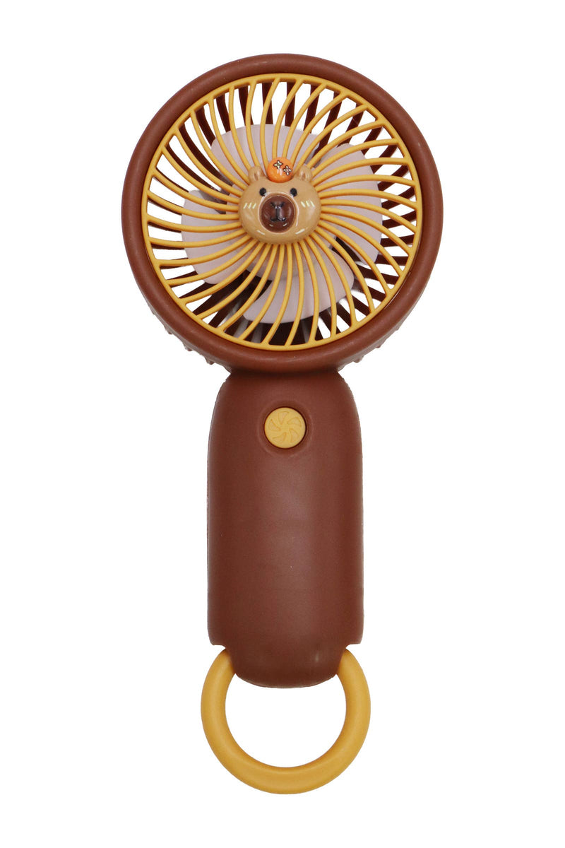 Load image into Gallery viewer, Capybara - Decal Ring Stand Handheld 1pc Electric Fan
