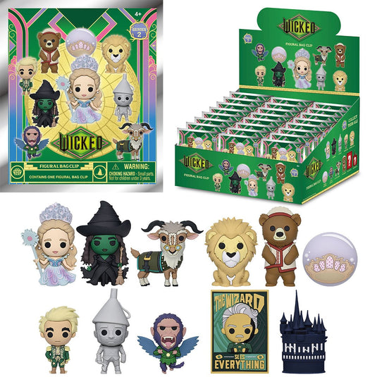 Monogram Wicked - Series 2 Characters - 1pc 3D Figure Bag Clip Blind Bag
