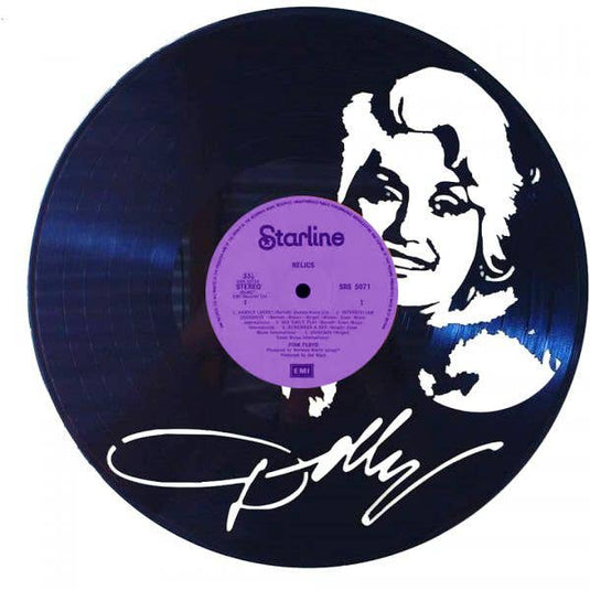 Vinyl Record Art - Dolly Parton Wall Art