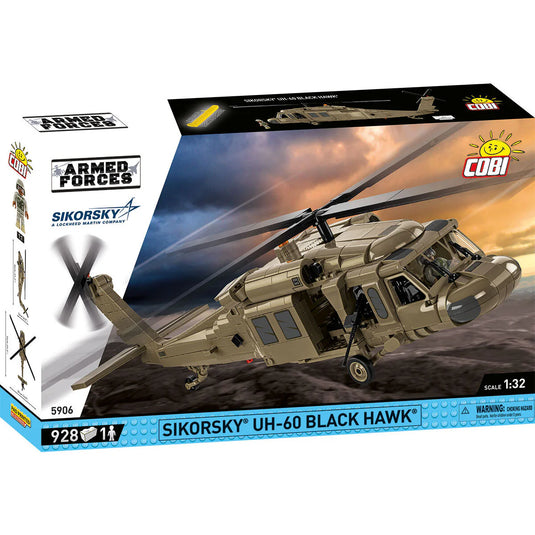Cobi Armed Forces - Sikorsky UH-60 Black Hawk Helicopter Brick Toy