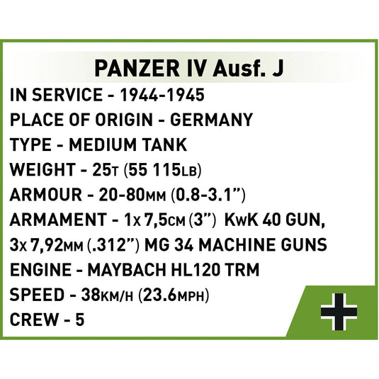 Cobi Historical Collection World War II - 1:72 Scale Tank Collector's Box Series 2 Vehicle Brick Toy
