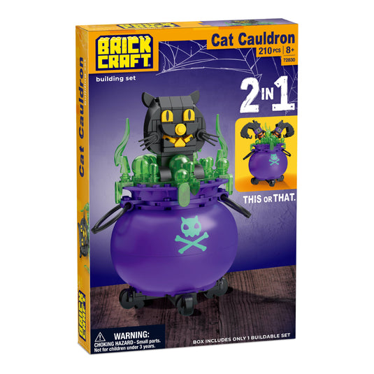 Brickcraft Cat Cauldron Building Brick
