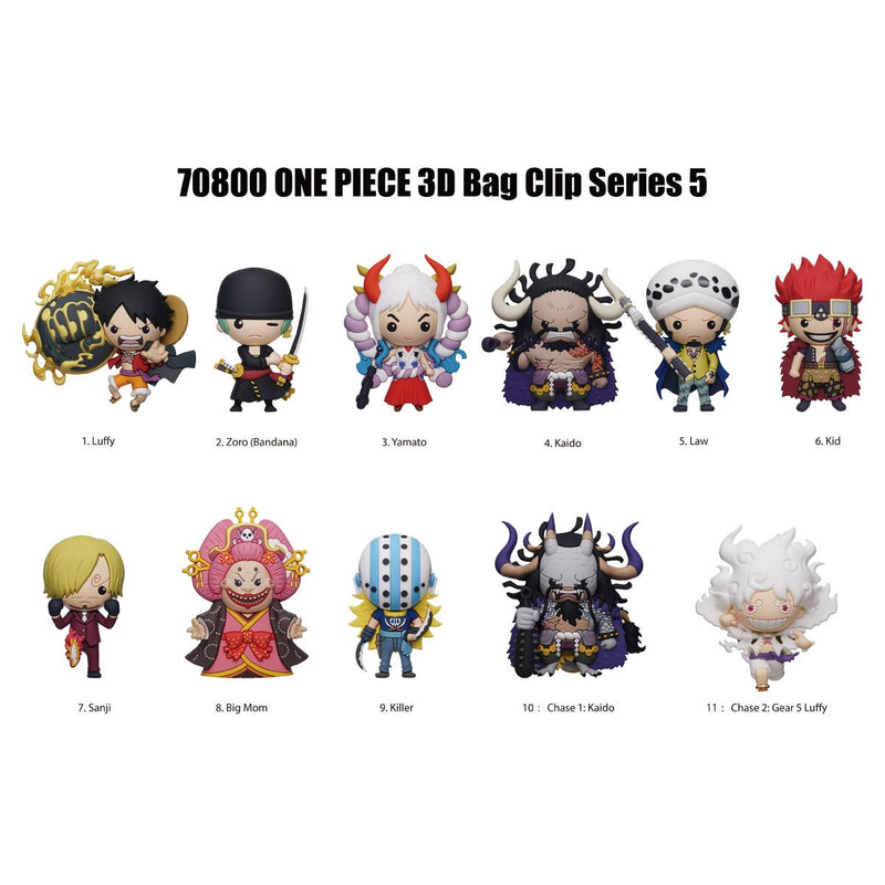 Cargue la imagen en el visor de la galería, Monogram One Piece - Series 5 3D Figural Foam Bag Clip in Blind Bag
