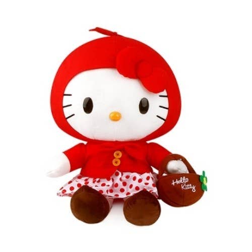 Cargue la imagen en el visor de la galería, Sanrio Hello Kitty with Red Cape Deco Plush
