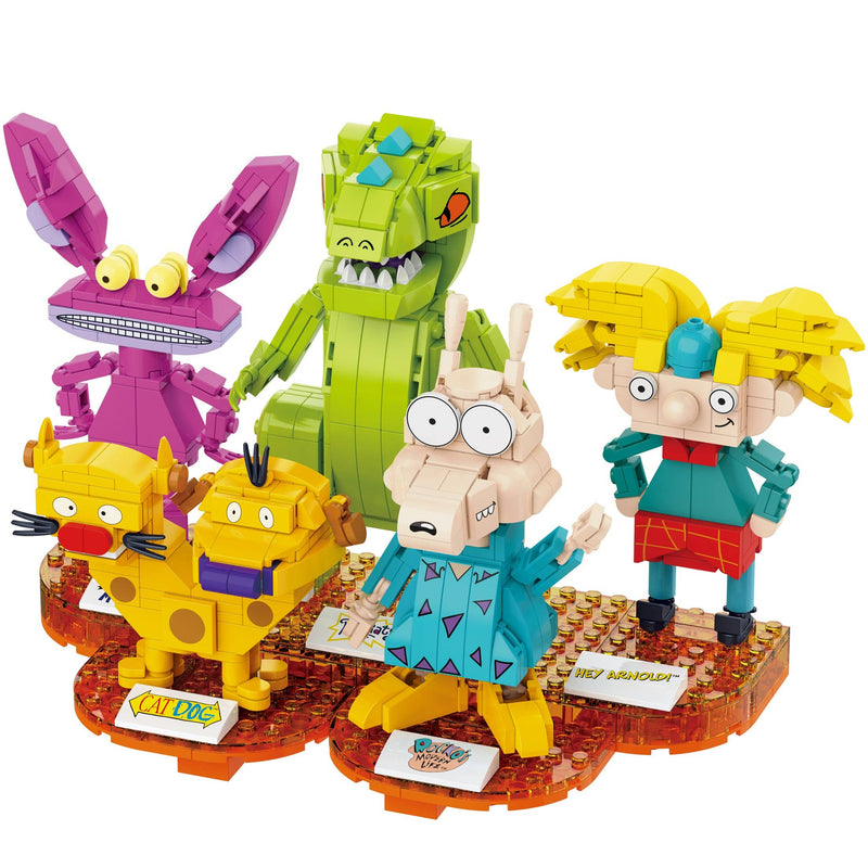 Cargue la imagen en el visor de la galería, Brickcraft Nickelodeon 90s Icons Retro TV Building Brick
