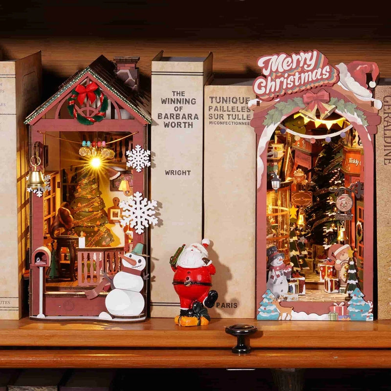 Chargez l&#39;image dans la visionneuse de la galerie, Robotime Rolife Christmas Indoor Scene DIY Book Nook
