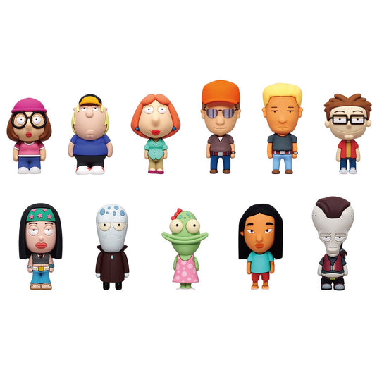 Monogram  FX Animation - Characters Series 2 - 1pc 3D Figure Bag Clip Blind Bag