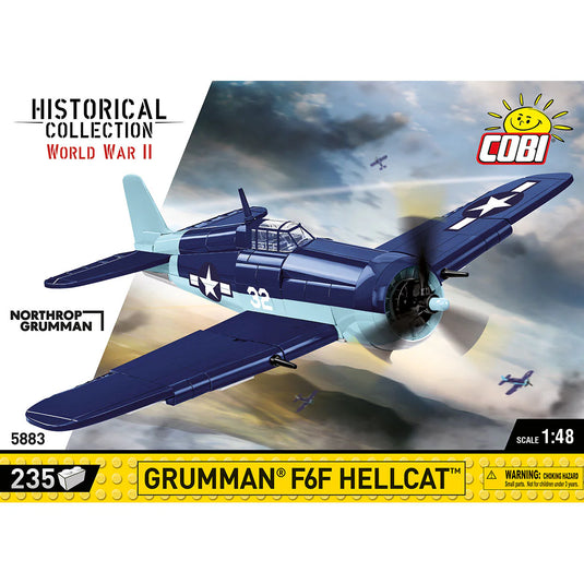 Cobi Historical Collection World War II - Grumman F6F Hellcat Fighter Brick Toy