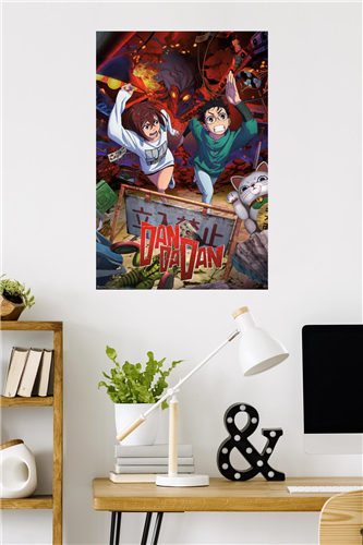 Trends International Dan Da Dan - Momo & Okarun Wall Poster