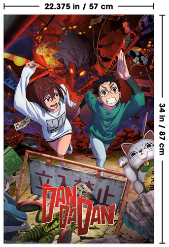 Trends International Dan Da Dan - Momo & Okarun Wall Poster