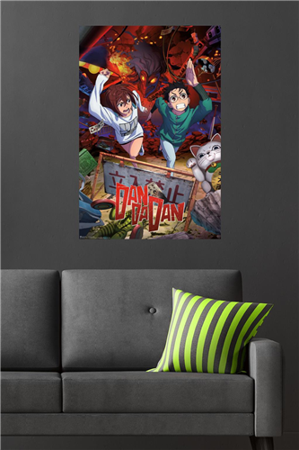 Cargue la imagen en el visor de la galería, Trends International Dan Da Dan - Momo &amp; Okarun Wall Poster
