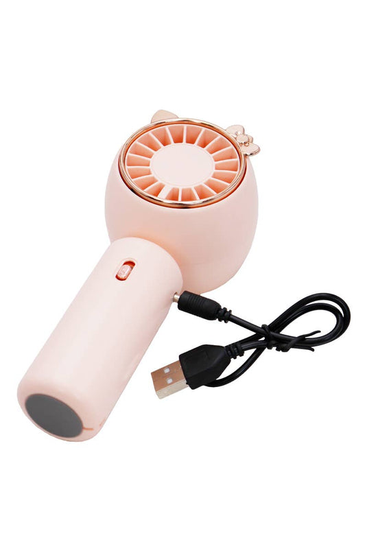 Metallic Matte Handheld Electric Fan