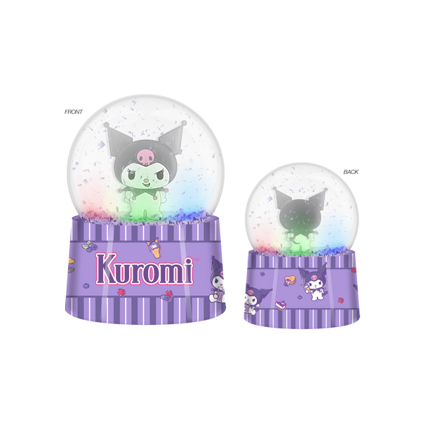 Sanrio - Kuromi Boba Tea Boxed 45mm Light Up Snow Globe