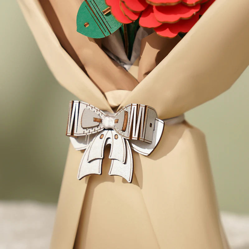Load image into Gallery viewer, Robotime Rowood - DIY Wooden Flower Bouquet 3D Wooden Puzzle Figure

