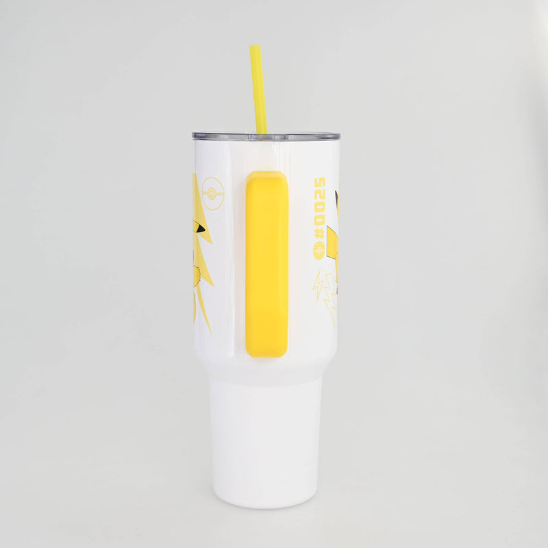 Load image into Gallery viewer, Pokémon Pikachu 40oz Stainless Steel Tumbler w Handle
