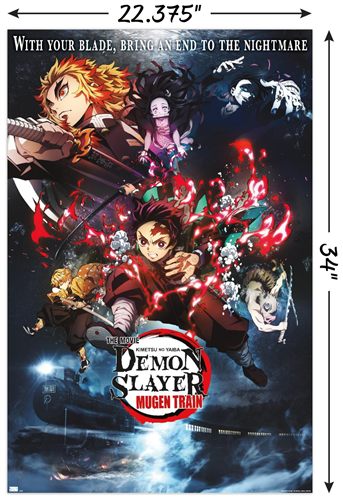 Cargue la imagen en el visor de la galería, Demon Slayer: Mugen Train - Collage Poster

