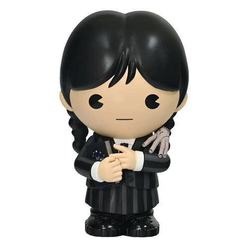 Monogram The Addams Family - Wednesday Addams with Thing PVC Figural Coin Bank