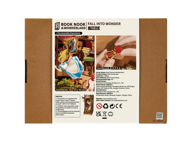 Load image into Gallery viewer, Robotime Rolife - Fall into Wonder DIY BooK&amp;Nook 3D Puzzle
