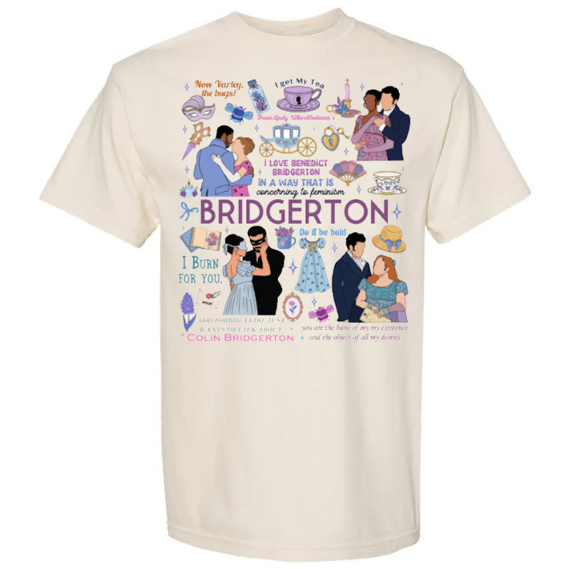 Load image into Gallery viewer, Bridgerton - Sand Comfort Color T-shirt
