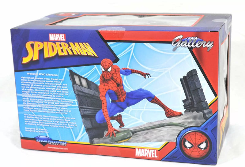 Marvel Comic Gallery - The Spectacular Spider-Man Webbing Diorama PVC Figure