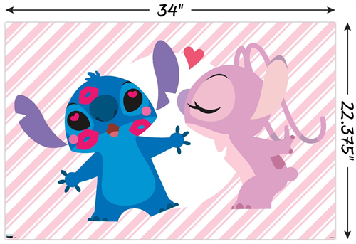 Chargez l&#39;image dans la visionneuse de la galerie, Trends International Disney: Lilo &amp; Stitch - Angel and Stitch Wall Poster
