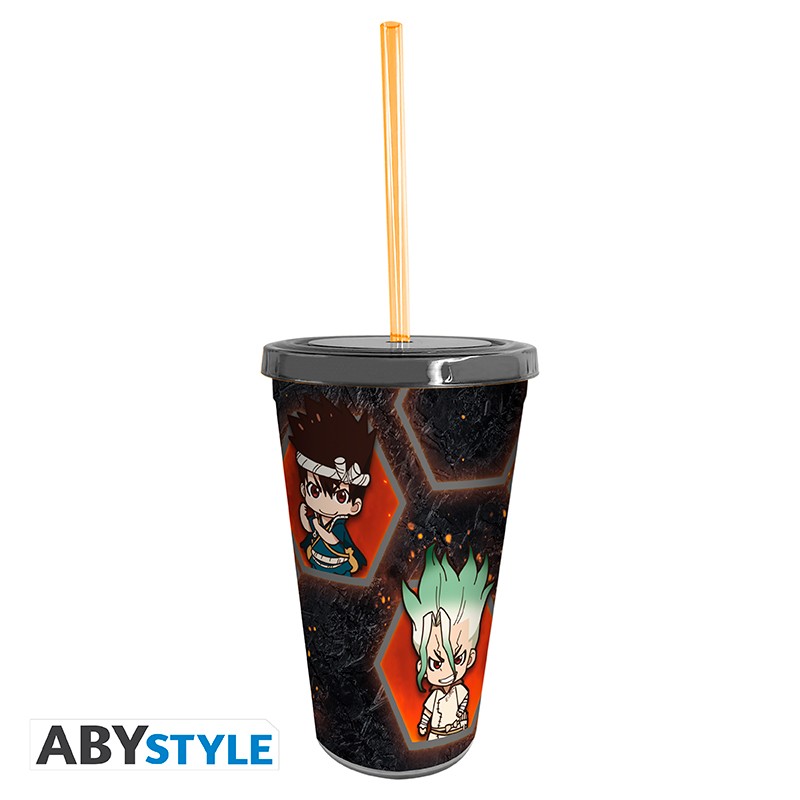 Cargue la imagen en el visor de la galería, Dr Stone - SD Group Tumbler with straw
