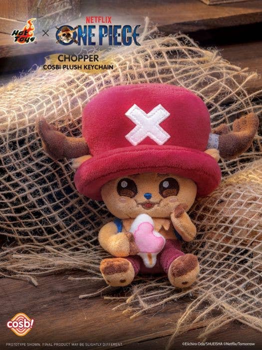 Load image into Gallery viewer, Hot Toys Cosbi One Piece Chopper 1Pc Plush Keychain

