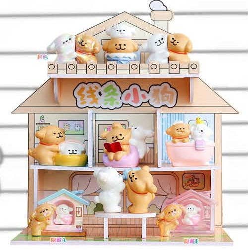 Chargez l&#39;image dans la visionneuse de la galerie, Puppy Figurine 1pc Blind Box
