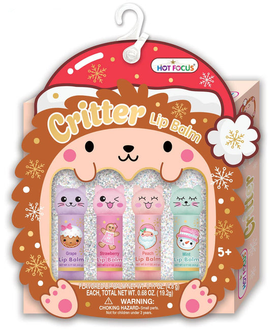 Hot Focus Holiday Critter Lip Balm