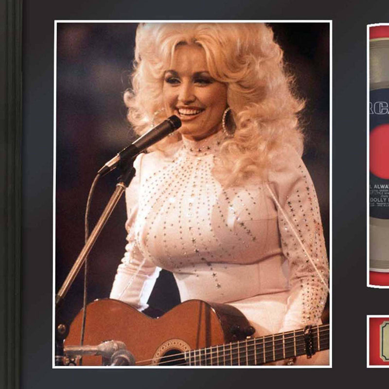 Load image into Gallery viewer, I Will Always Love You Legends of Music Gold Display
