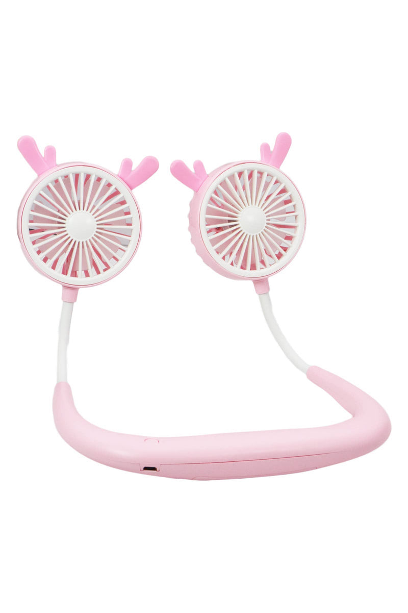 Cargue la imagen en el visor de la galería, Cap Zone - Cat and Reindeer Ear Neckband Electrical 1pc Fan
