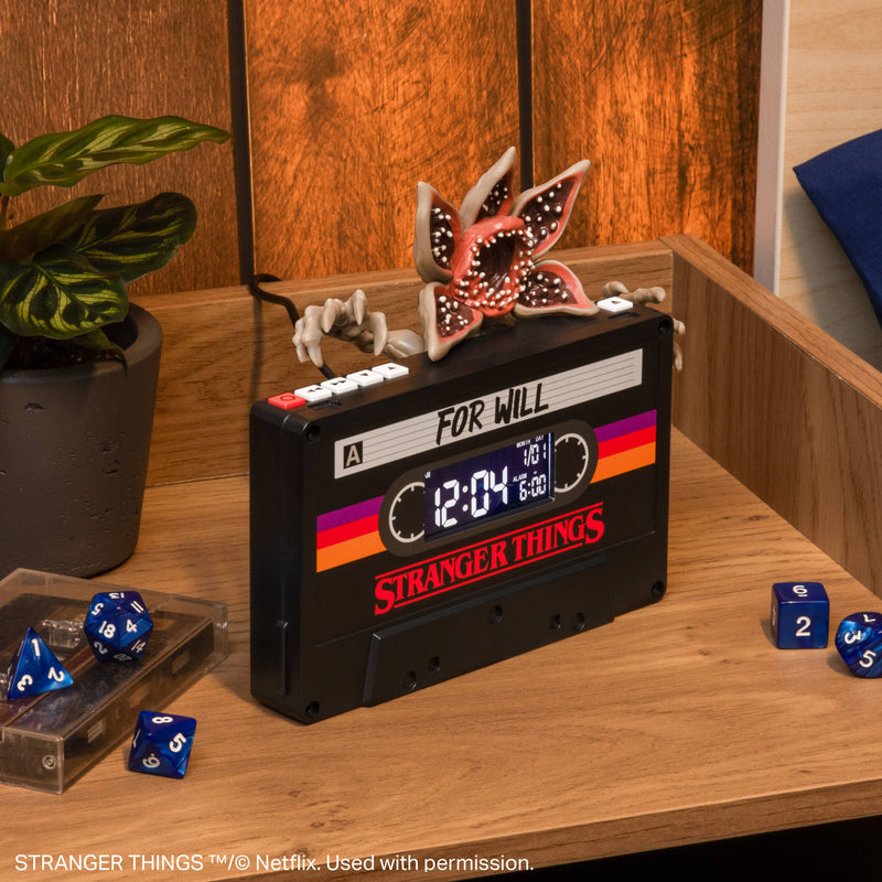 Load image into Gallery viewer, Paladone Stranger Things Season 5 - Demogorgon Cassette Alarm Clock
