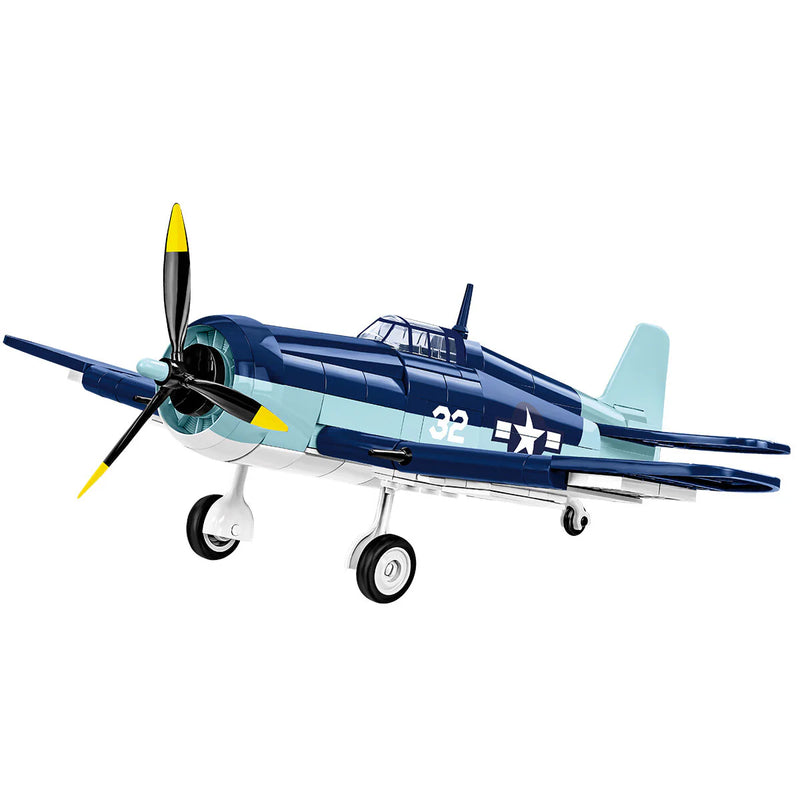 Chargez l'image dans la visionneuse de la galerie, Cobi Historical Collection World War II - Grumman F6F Hellcat Fighter Brick Toy
