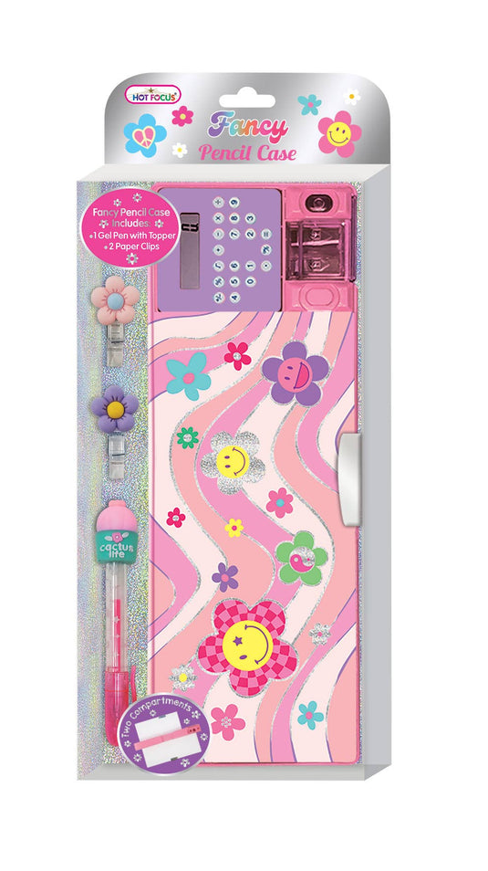 Hot Focus Groovy Flower - Fancy Pencil Case