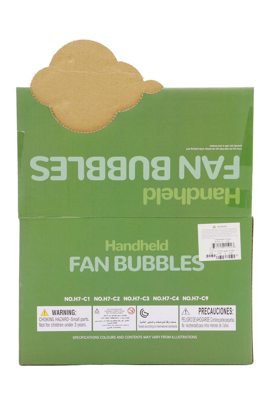 Cap Zone - Fruity Animals Bubble Wand 1Pc Manual Fan