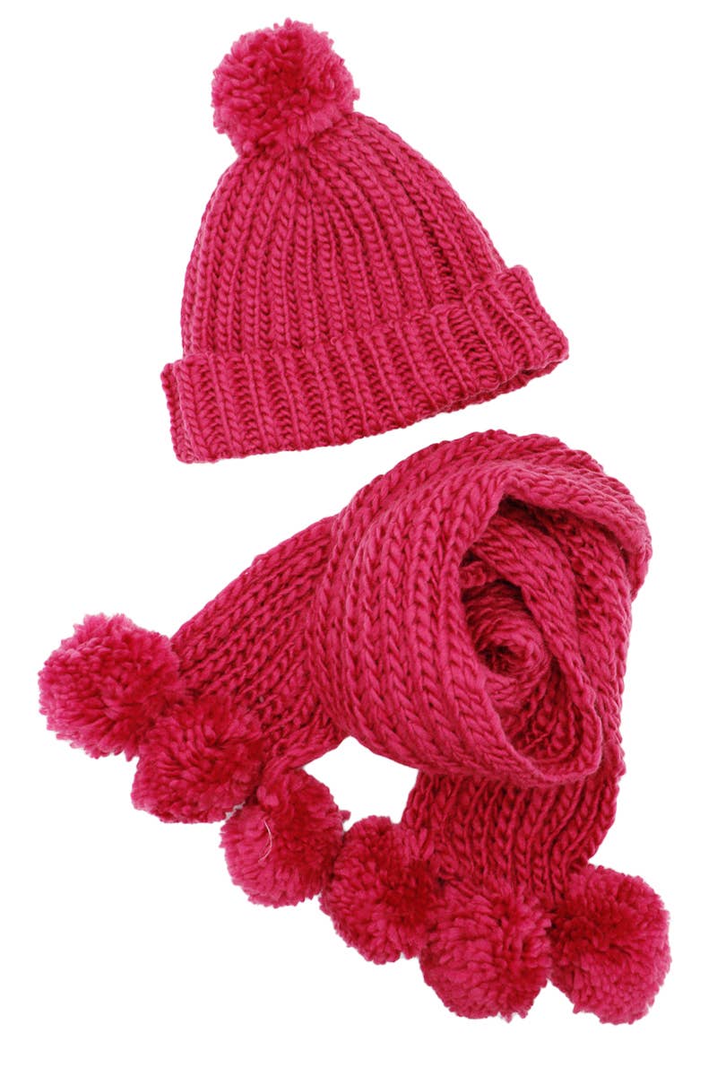 Load image into Gallery viewer, Crochet Chunky Knitted Beanie and Wrap Scarf
