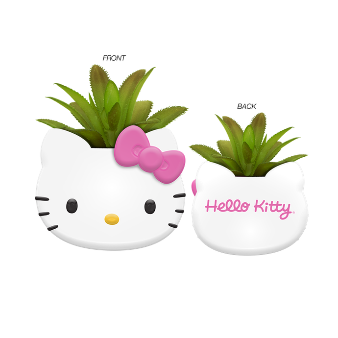 Hello Kitty - Face Logo Pink Bow Ceramic Planter