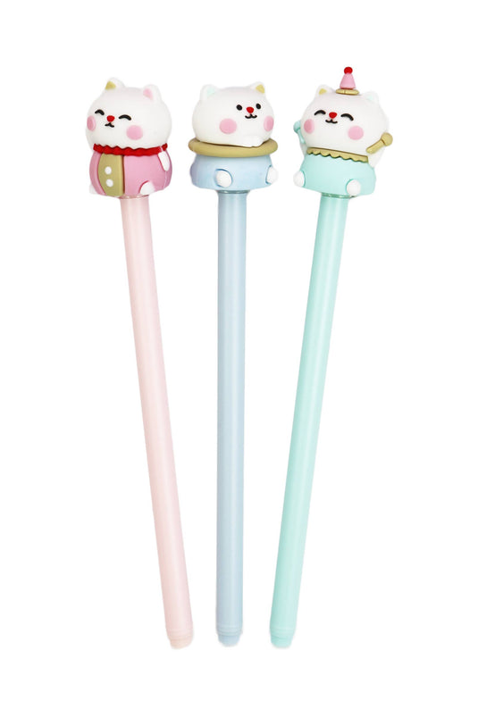 Circus Kitty - Cat Figurine Ballpoint Pen 1 pcs